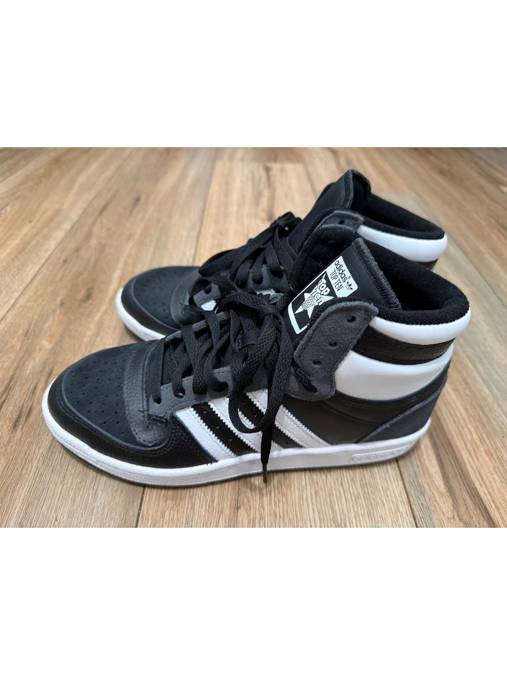 Adidas Top Ten RB High Top Black White 8 Men's Sneakers FV6132 New w/o box